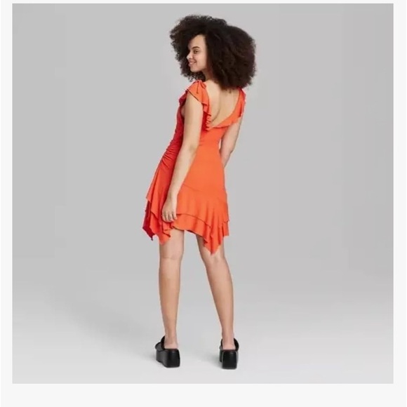 WILD FABLE RUFFLE DRESS-black 🖤 - Picture 11 of 11